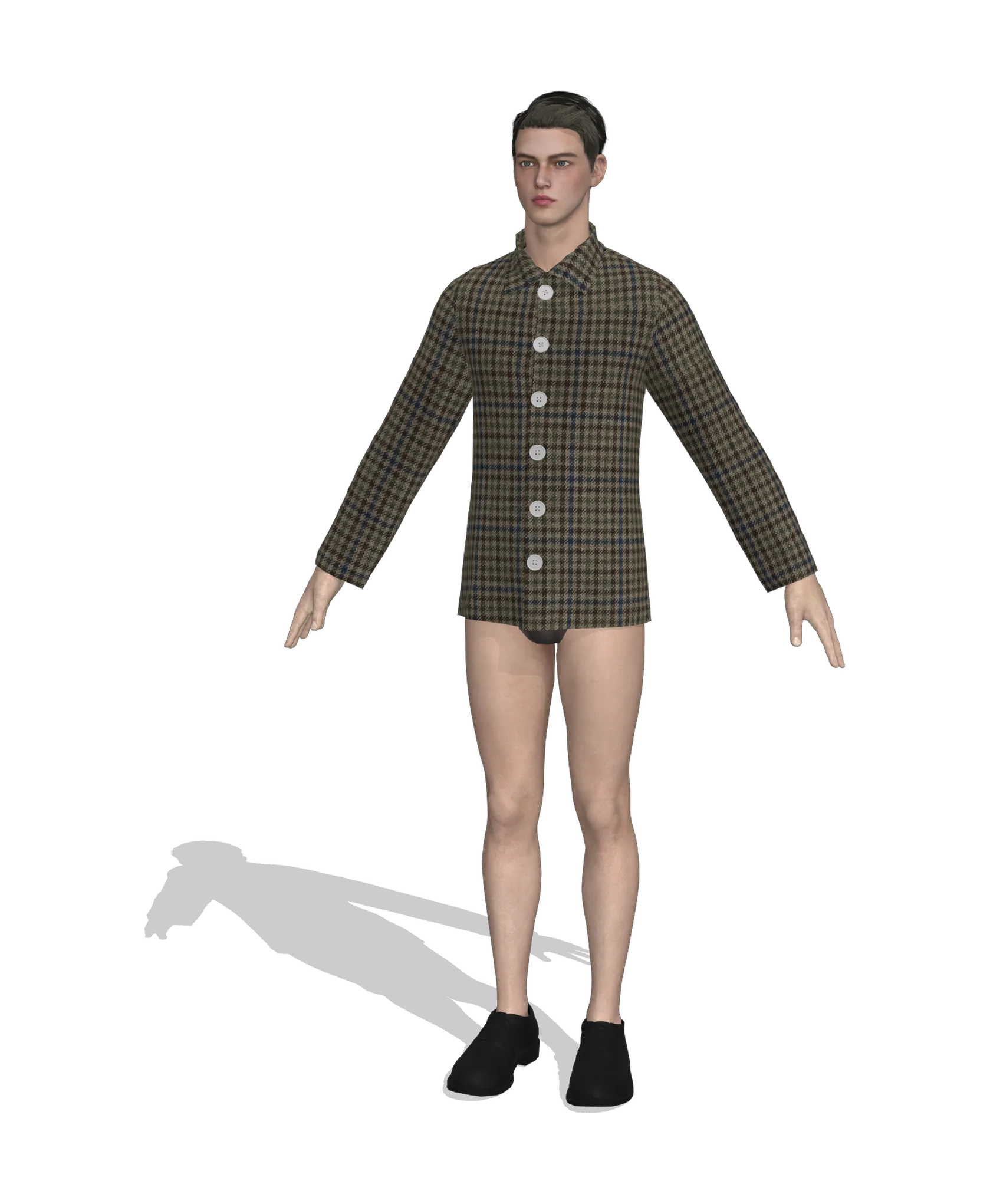 KDscion m6 regular collared button up coat